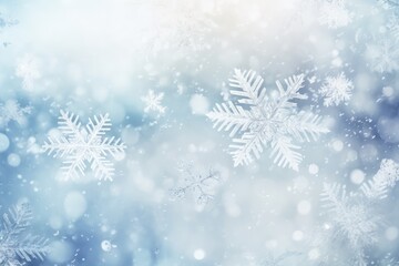 Fototapeta na wymiar Universal winter background with snowflake for design - generative ai