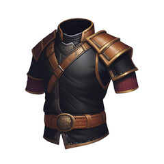 Medieval leather armor game ai generated