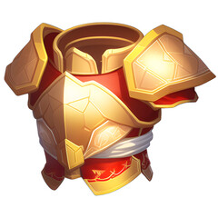 Medieval leather armor game ai generated
