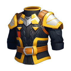 Medieval leather armor game ai generated