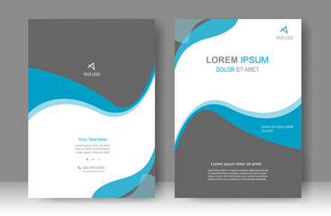 Book cover design modern. Annual report, Brochure template, Poster, Business Presentation, Education, Flyer, Portfolio, Banner, Website, Magazine. Vector illustration