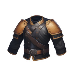 Medieval leather armor game ai generated