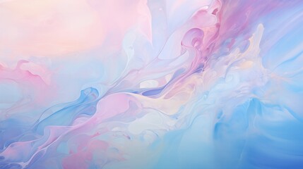 Abstract watercolor background with soft pastel swirls