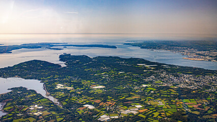 brest fnistere in french britania atlantic ocean coastline between le conquet and vierge island