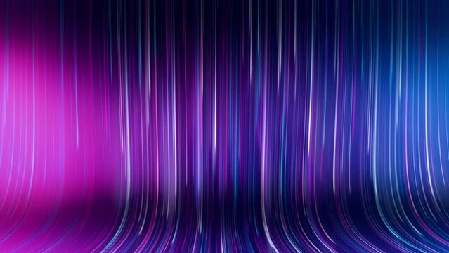 Animated lines from purple to dark blue