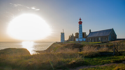 brest fnistere in french britania atlantic ocean coastline between le conquet and vierge island