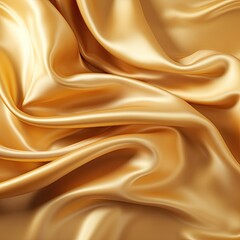 Fototapeta premium golden satin background - generative ai