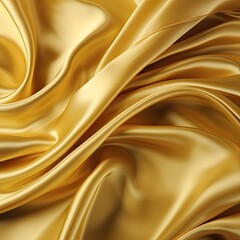 Fototapeta premium golden satin background - generative ai