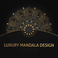 Luxury Mandala Design Template Eye Catching Mandala design. Luxury mandala background with golden arabesque pattern arabic islamic east style. decorative mandala 