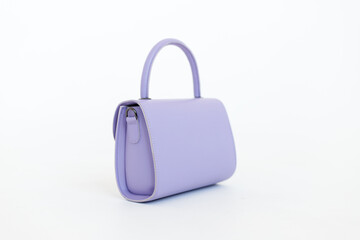 Studio photo of a woman's handbag on white background