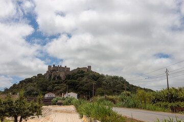 Fototapeta premium The Road to Obidos Castle