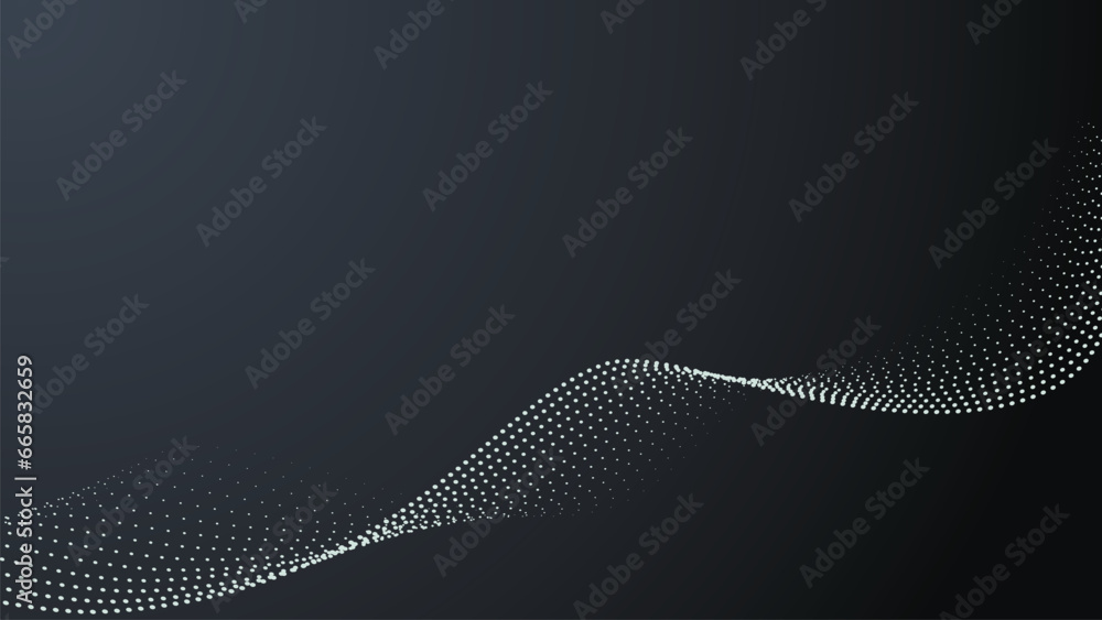 Aufkleber abstract geometric gradient backdrop. dots structure, shape. scientific background.