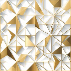 Simple gold seamless wallpaper pattern vector illustration gold geometric pattern