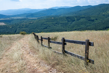 Fototapeta na wymiar Summer Landscape of Rudina mountain, Bulgaria