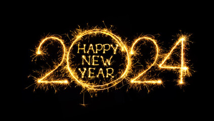 Happy New Year 2024 - 665846833