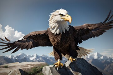 american bald eagle generative ai 