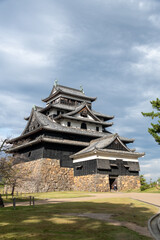 Fototapeta premium Donjon of Matsue castle in Shimane, Japan