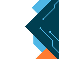 Futuristic Technology Border