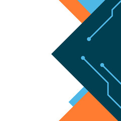 Futuristic Technology Border