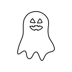 Halloween Ghost Icon Vector