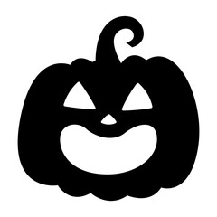 Halloween Pumpkin Face Vector Icon