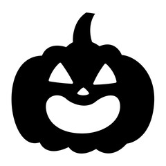 Halloween Pumpkin Face Vector Icon