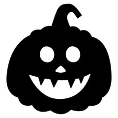 Halloween Pumpkin Face Vector Icon