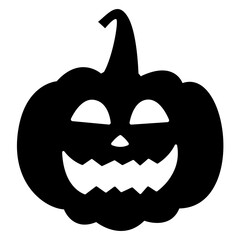 Halloween Pumpkin Face Vector Icon