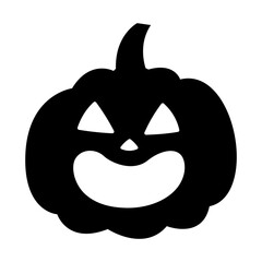 Halloween Pumpkin Face Vector Icon