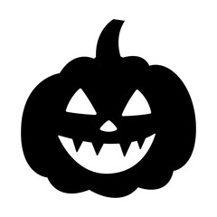 Halloween Pumpkin Face Vector Icon