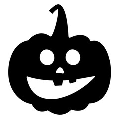 Halloween Pumpkin Face Vector Icon