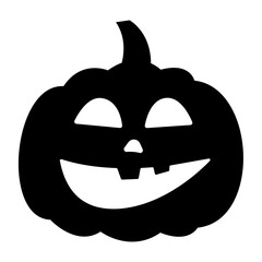Halloween Pumpkin Face Vector Icon