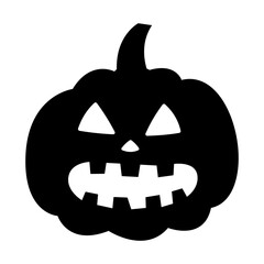 Halloween Pumpkin Face Vector Icon