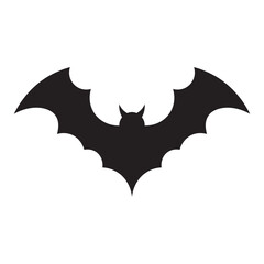 Silhouette Bat Icon Vector