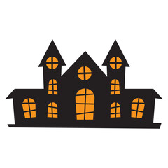 Halloween House Vector Icon