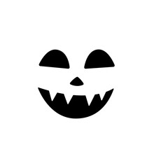 Halloween Pumpkin Face Vector Icon