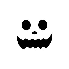 Halloween Pumpkin Face Vector Icon