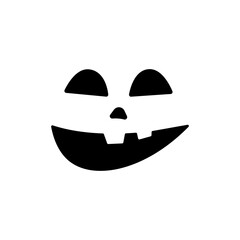 Halloween Pumpkin Face Vector Icon