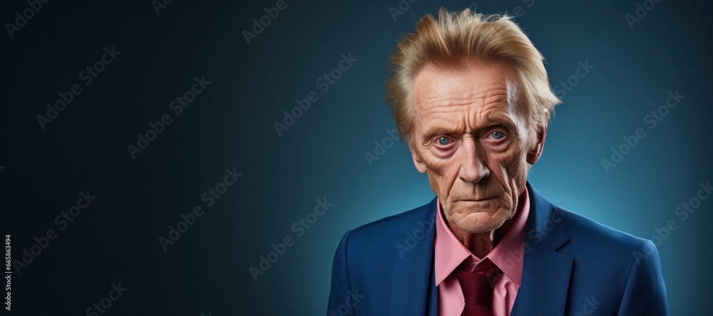 Canvas Prints Mature businessman serious face portrait