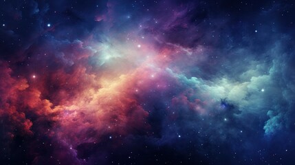 Abstract galaxy space background illustration