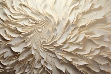A visually captivating abstract background in white, featuring intricate and delicate carving for an added layer of sophistication.