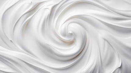 Obraz premium White cream texture for applying the face skin and body on background. white lotion for advertising Beauty skin care products. advertisement cream, milk, cheese, yogurt