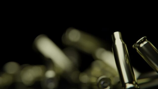 Bullets falling down in a 3D animation