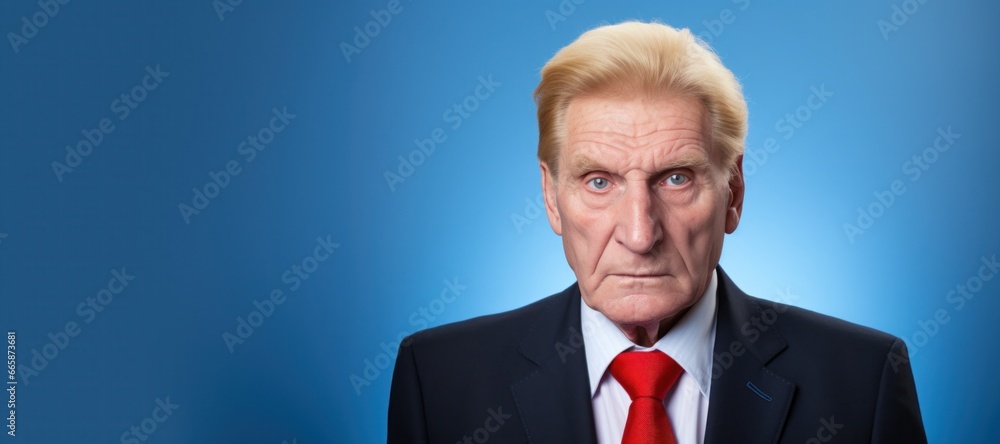 Canvas Prints Mature businessman serious face portrait