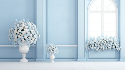 Royal Blue Wedding Backdrop