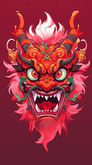 Hand drawn cartoon devil illustration
