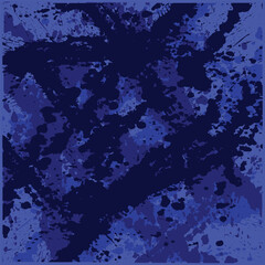 Black blue gradation brush stroke grunge abstract  background illustration 