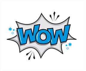 Wow flash design Vector image