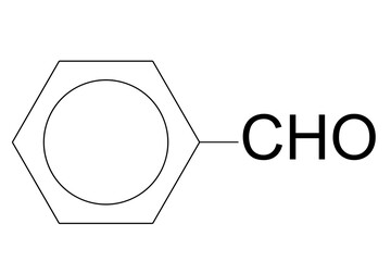 Benzene ring with a formyl substituent, C6H5CHO,