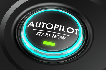 Autopilot start now on black button
